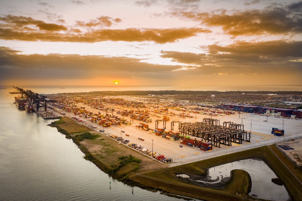 Bayport sunrise and aerial view-1